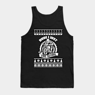 Merry Christmas TATTOOS Tank Top